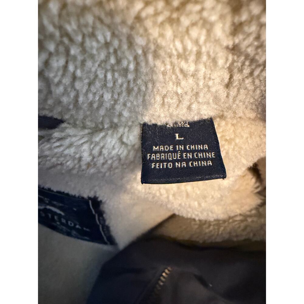 Scotch & Soda Teddy Lined Men's Parka Large Winter Fishtail Camping Field Jacket - Picture 5 of 16
